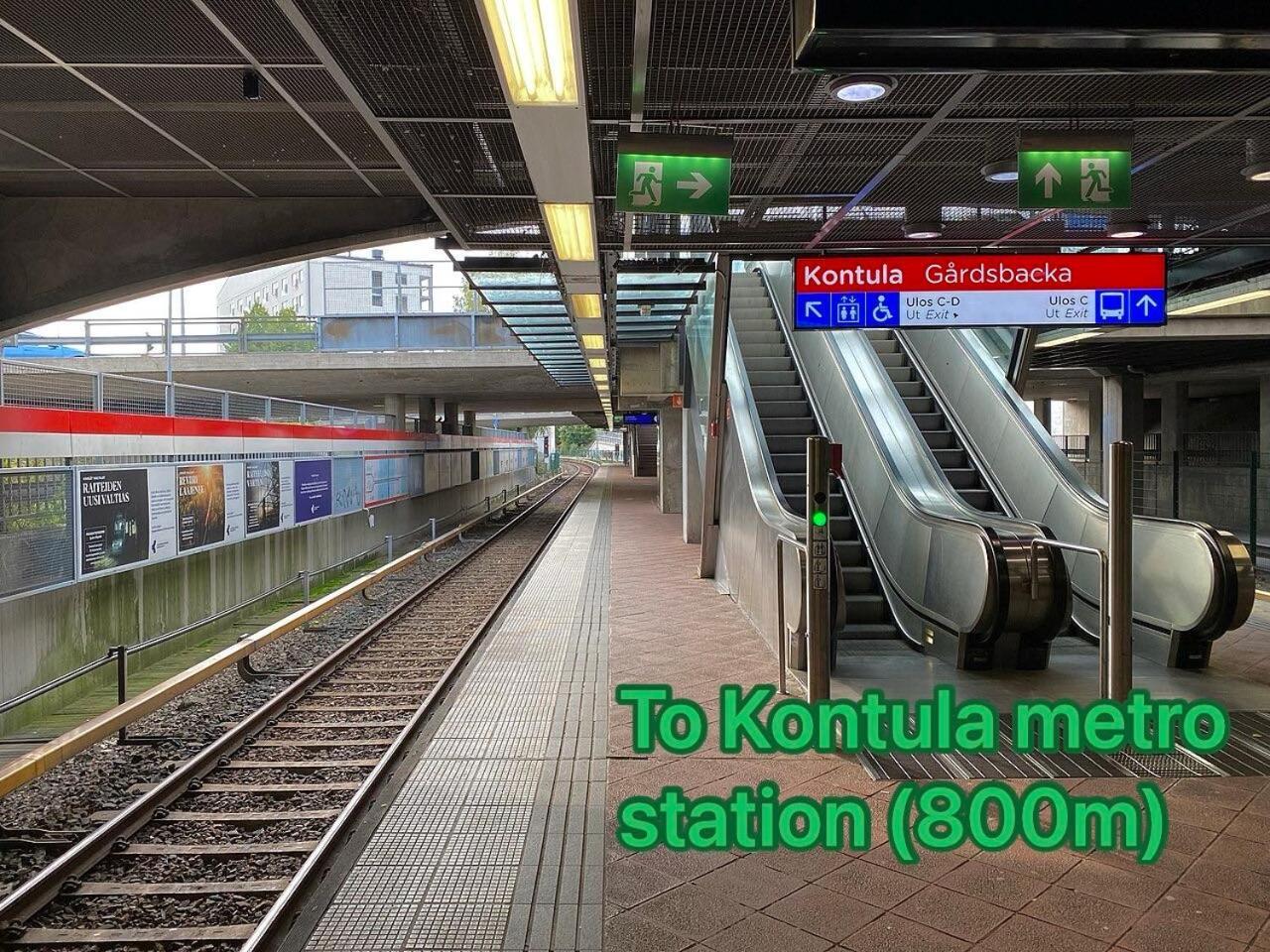 Modern Studio, Private Free Parking ,Near Metro Helsinki Eksteriør billede